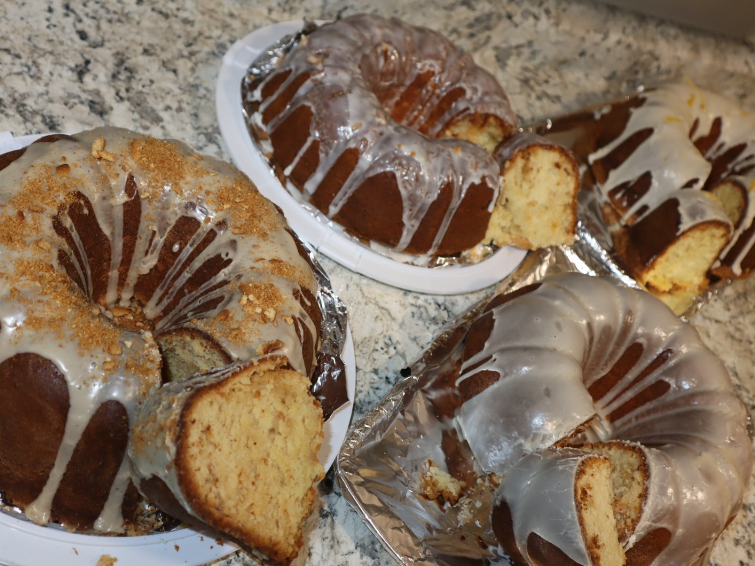 Pound cake assortment